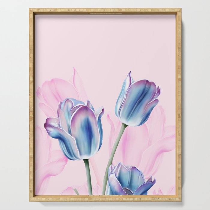 Spring Tulip Whispers Serving Tray Gallery Image 1