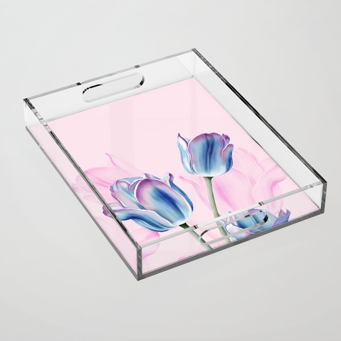 Spring Tulip Whispers Acrylic Tray Gallery Image 1