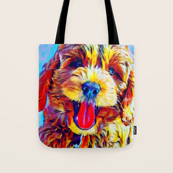 Goldendoodle 2 Tote Bag Gallery Image 1