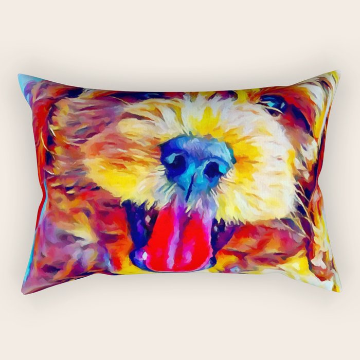 Goldendoodle 2 Rectangular Pillow Gallery Image 2