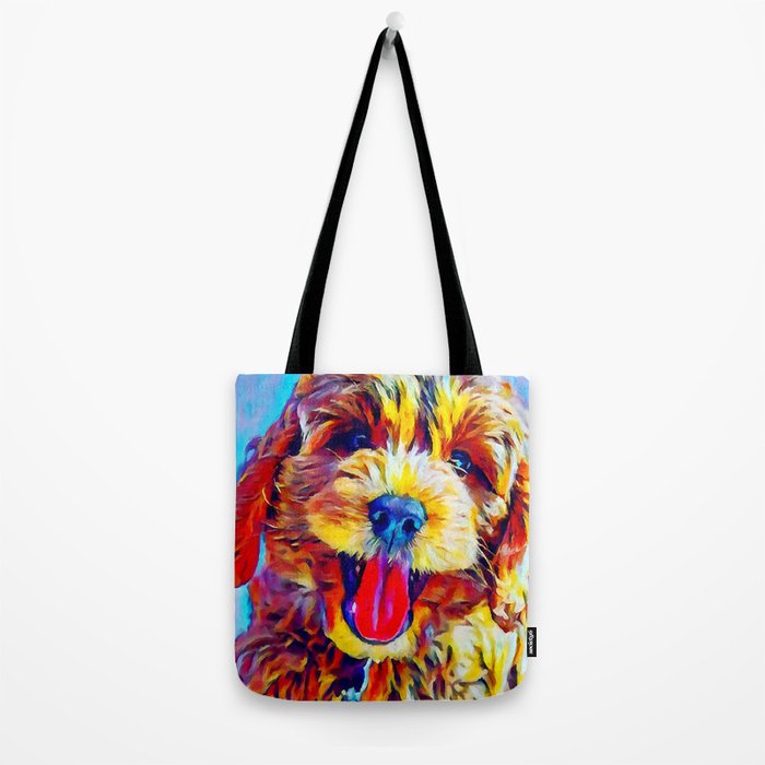 Goldendoodle 2 Tote Bag Gallery Image 2