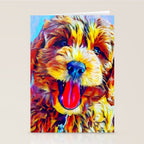 Goldendoodle 2 Stationery Card Gallery Image 2