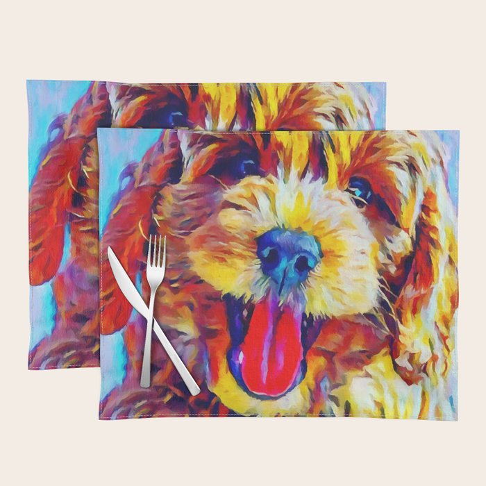 Goldendoodle 2 Placemat Gallery Image 1