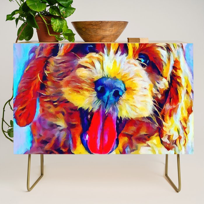 Goldendoodle 2 Credenza Gallery Image 1