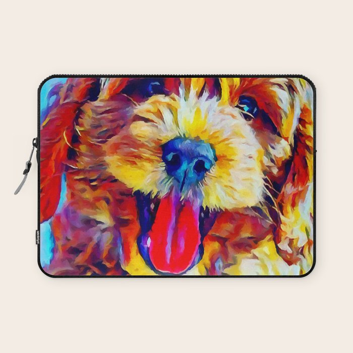 Goldendoodle 2 Laptop Sleeve Gallery Image 1