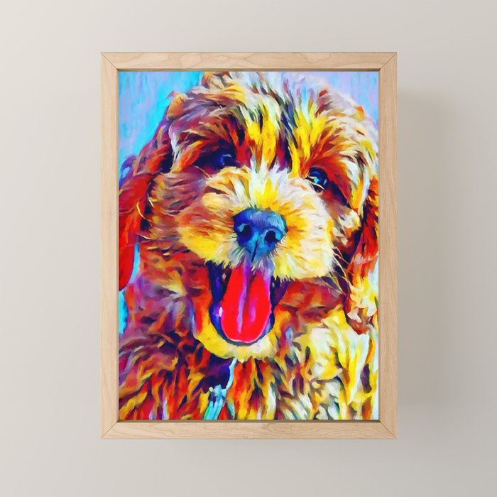 Goldendoodle 2 Mini Art Print Gallery Image 1