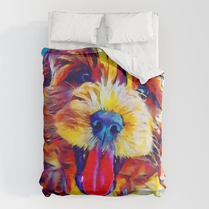 Goldendoodle 2 Duvet Cover Gallery Image 6