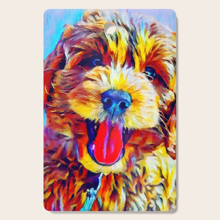 Goldendoodle 2 Cutting Board Gallery Image 1