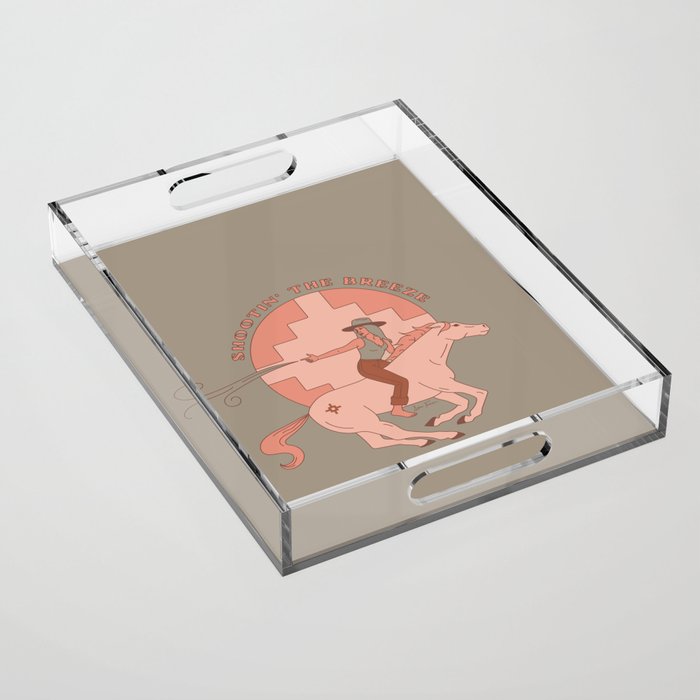 Shootin' The Breeze Acrylic Tray Gallery Image 1