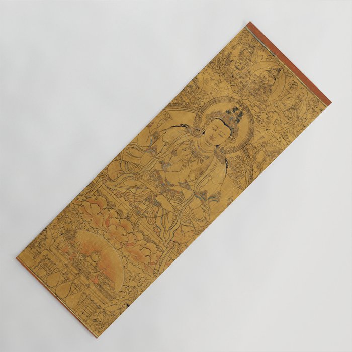 Buddhist Thangka Avalokiteshvara Shadakshari-Lokeshvara Yoga Mat Gallery Image 1