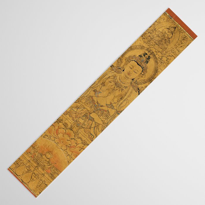 Buddhist Thangka Avalokiteshvara Shadakshari-Lokeshvara Table Runner Gallery Image 3