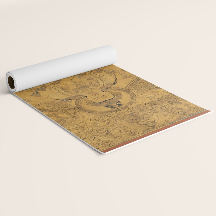Buddhist Thangka Avalokiteshvara Shadakshari-Lokeshvara Yoga Mat Gallery Image 2
