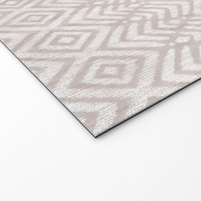 Feather Ikat - Taupe Welcome Mat Gallery Image 2