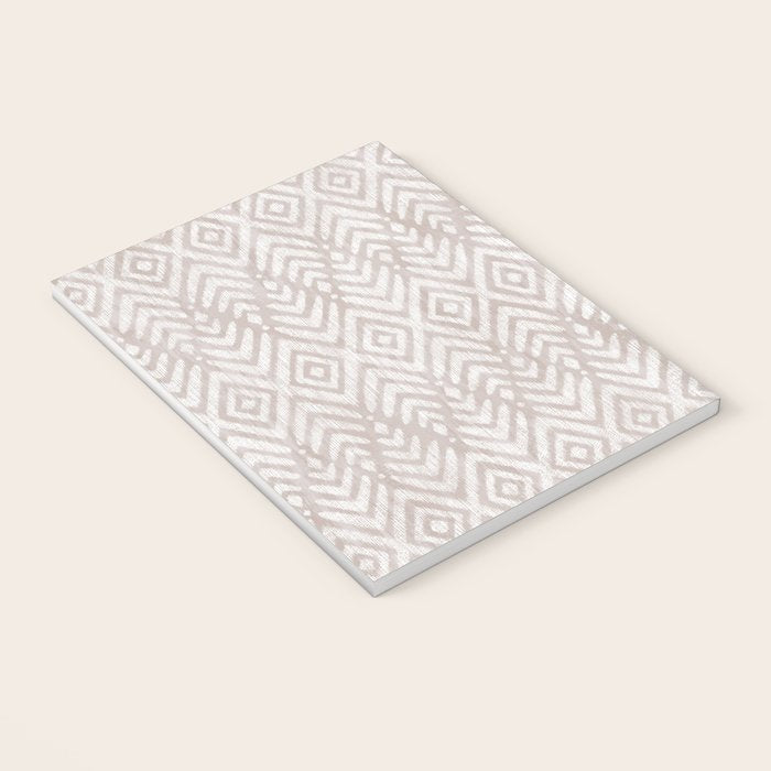 Feather Ikat - Taupe Notebook Gallery Image 3