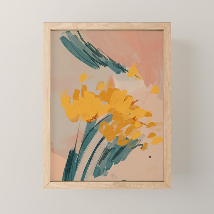 Bouquet Of Summer Sunshine Mini Art Print Gallery Image 1