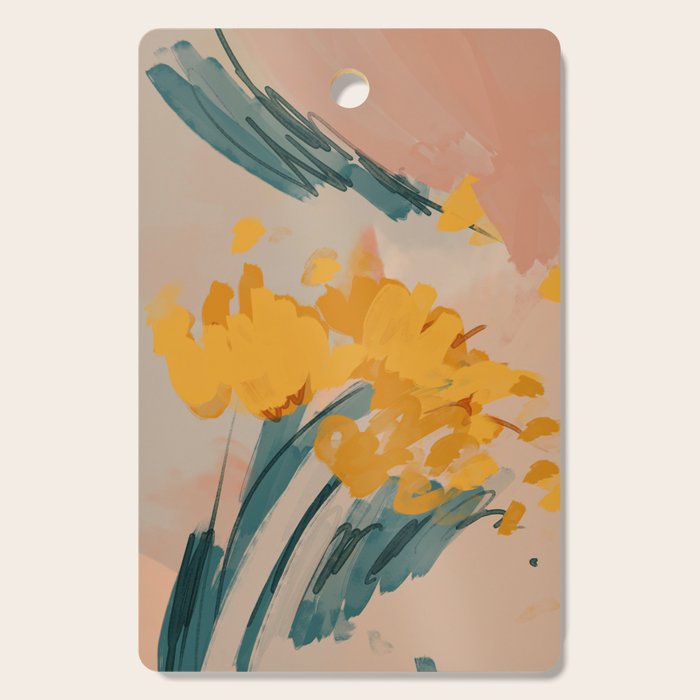 Bouquet Of Summer Sunshine Cutting Board Gallery Image 1