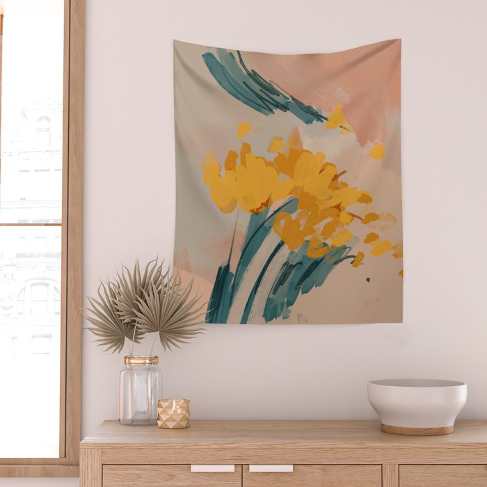 Bouquet Of Summer Sunshine Wall Tapestry Gallery Image 2