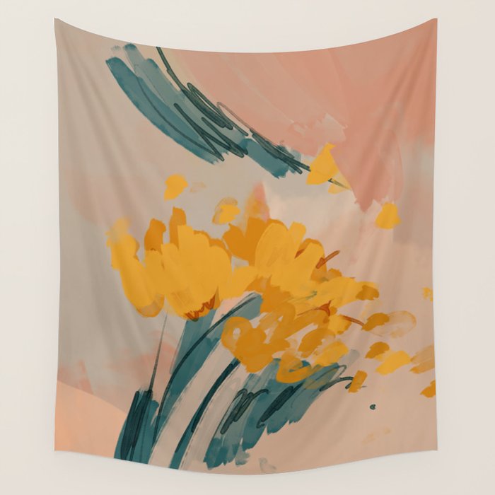 Bouquet Of Summer Sunshine Wall Tapestry Gallery Image 4