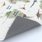 Dinosaur World Map Rug Gallery Image 4