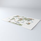 Dinosaur World Map Rug Gallery Image 3