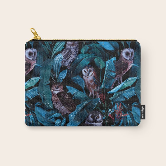 Owl and Leaf Garden Carry All Pouch Gallery Image 1