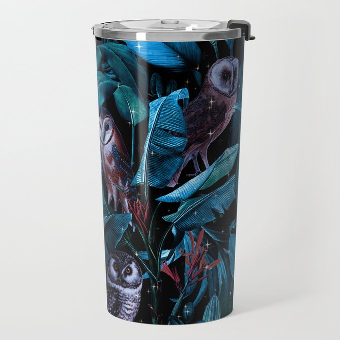Owl and Leaf Garden Travel Mug Gallery Image 2