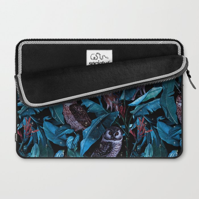 Owl and Leaf Garden Laptop Sleeve Gallery Image 2
