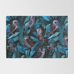 Owl and Leaf Garden Rug Gallery Image 2