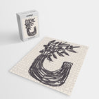 Charcoal florals #2 Jigsaw Puzzle Gallery Image 2