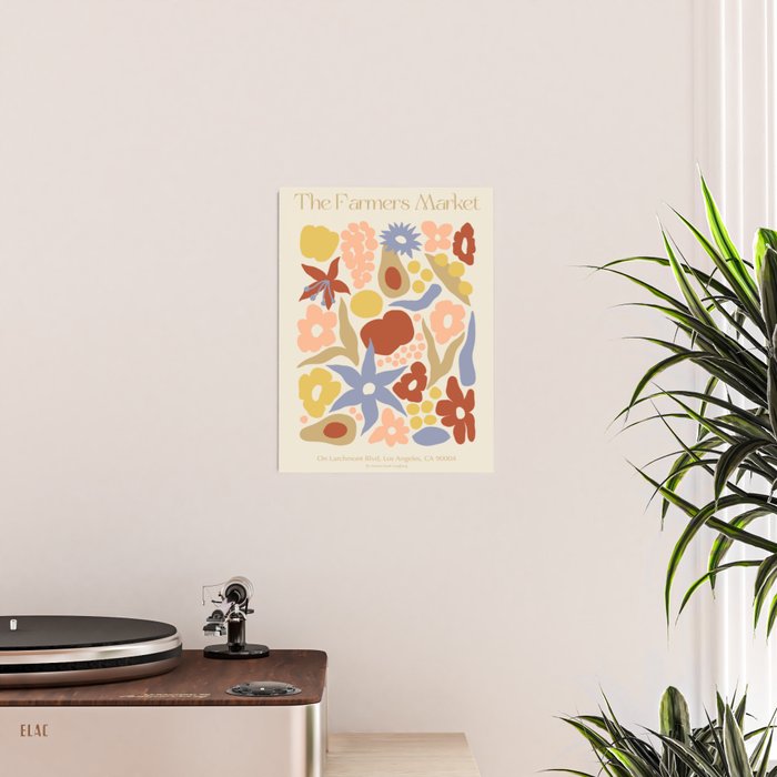 Larchmont Village Farmers Market light Poster Gallery Image 2