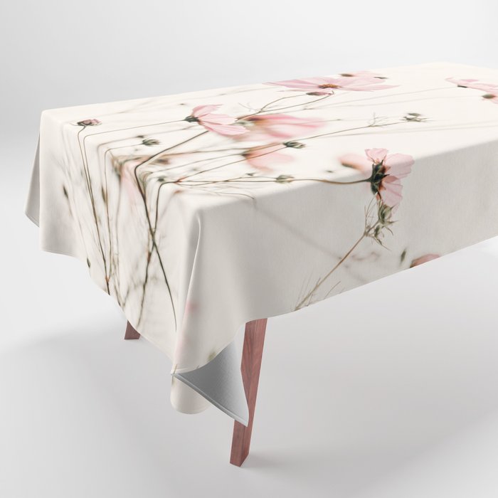 COSMEA DANCING CREME BEIGE Tablecloth Gallery Image 1