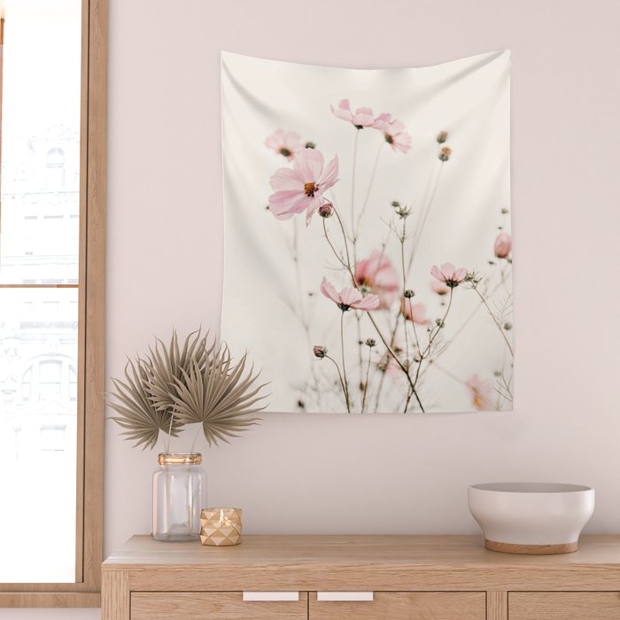 COSMEA DANCING CREME BEIGE Wall Tapestry Gallery Image 2
