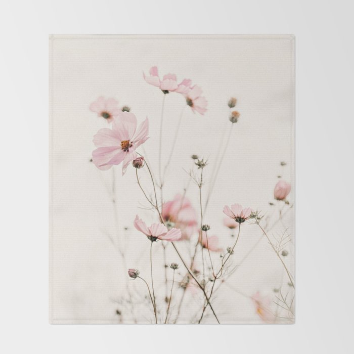 COSMEA DANCING CREME BEIGE Throw Blanket Gallery Image 2