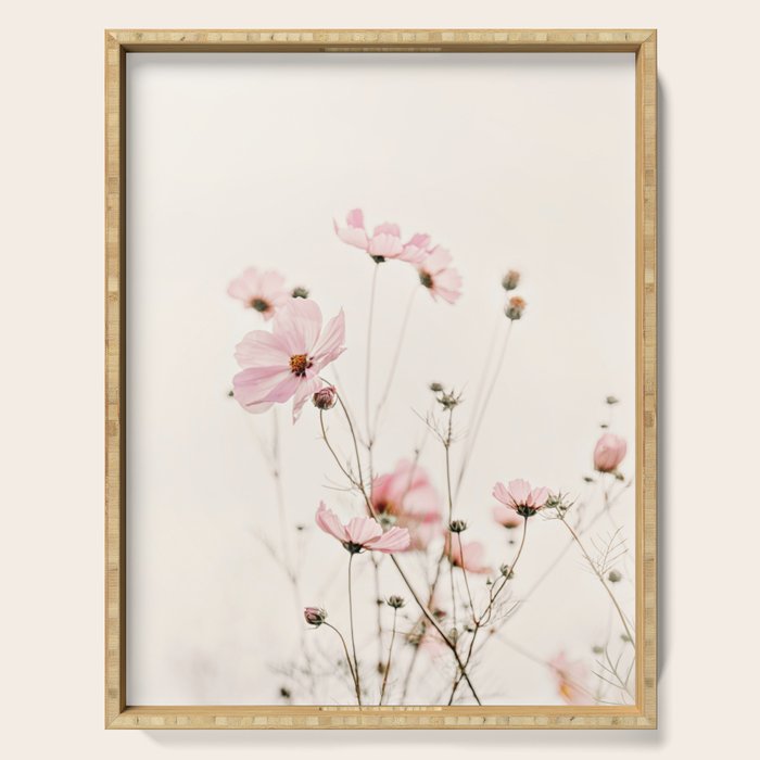 COSMEA DANCING CREME BEIGE Serving Tray Gallery Image 1