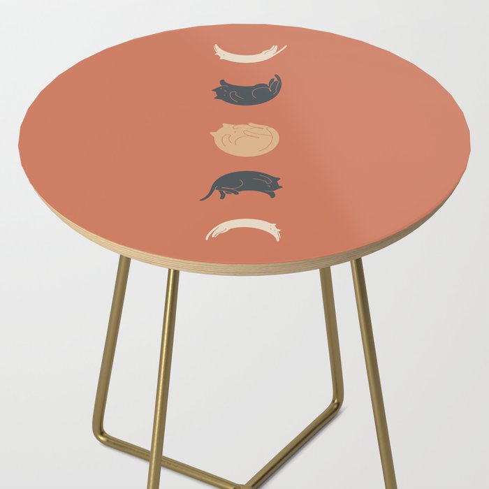 Cat Landscape 61: Meow Phases 2 Side Table Gallery Image 2