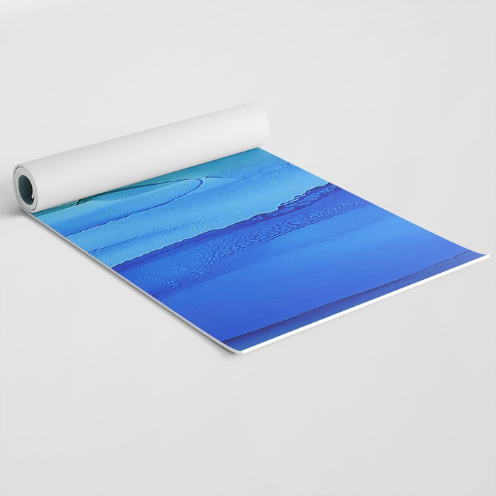Alcohol Ink Seascape Yoga Mat Gallery Image 2