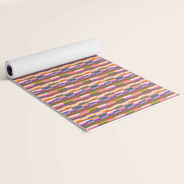 Colorful Bricks Yoga Mat Gallery Image 2
