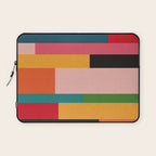 Colorful Patchwork MCM Art Laptop Sleeve Gallery Image 1