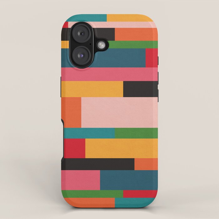 Colorful Patchwork MCM Art iPhone Case Gallery Image 1