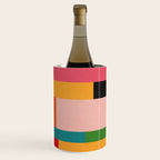 Colorful Patchwork MCM Art Wine Chiller Gallery Image 1