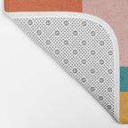 Colorful Patchwork MCM Art Bath Mat Gallery Image 2