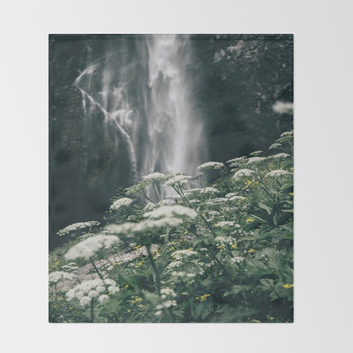 Floral Falls Throw Blanket Gallery Image 2