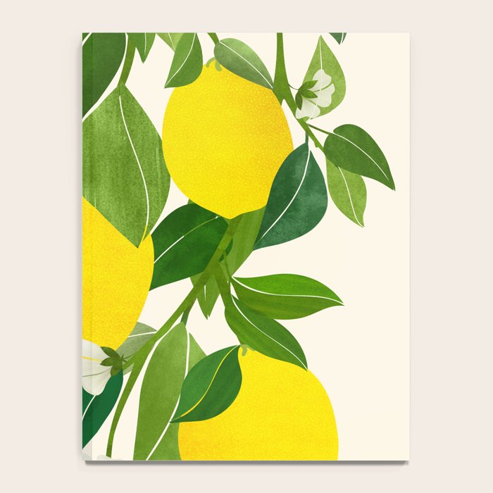 Summer Lemons / Tropical Fruit Series Notebook Gallery Image 4