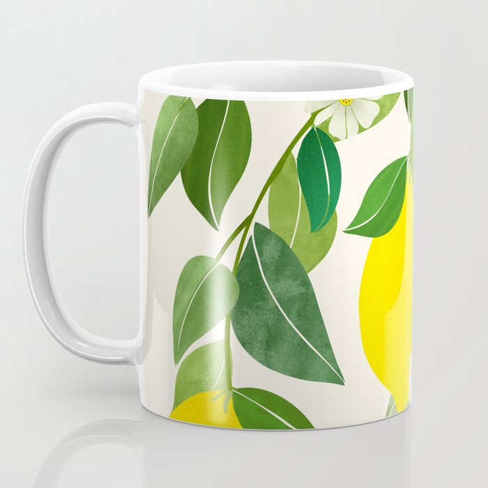 Summer Lemons / Tropical Fruit Series Coffee Mug Gallery Image 3