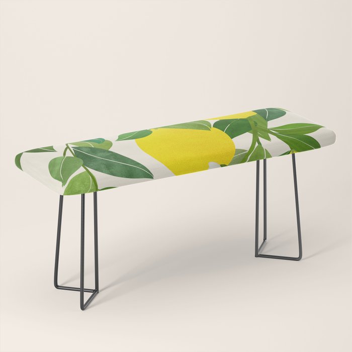 Summer Lemons / Tropical Fruit Series Bench Gallery Image 1