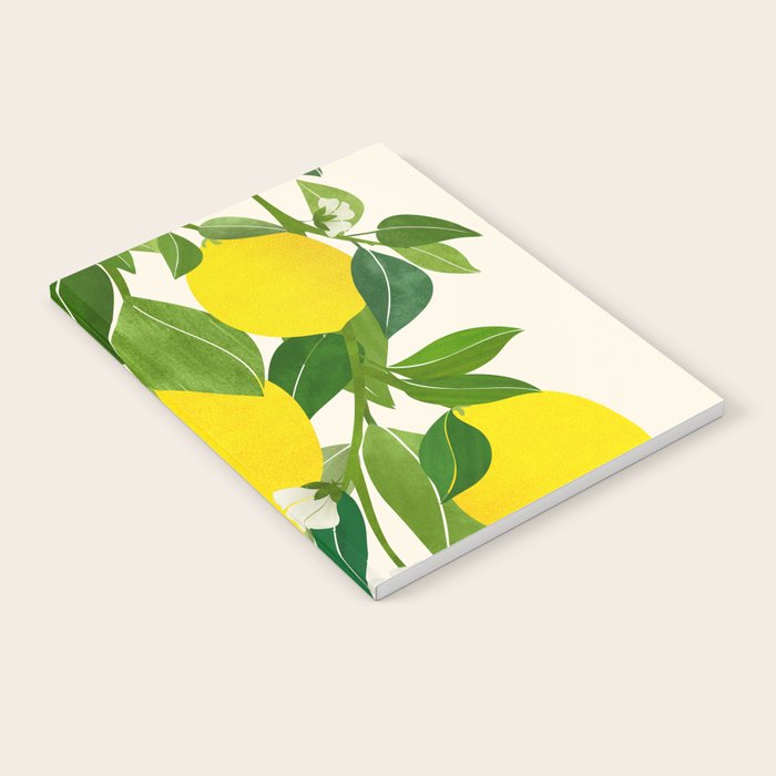Summer Lemons / Tropical Fruit Series Notebook Gallery Image 1