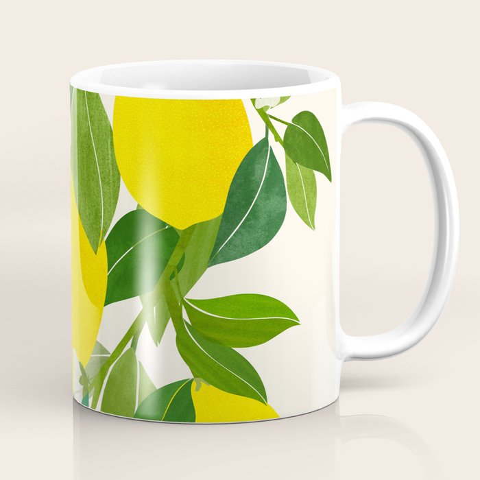 Summer Lemons / Tropical Fruit Series Coffee Mug Gallery Image 1