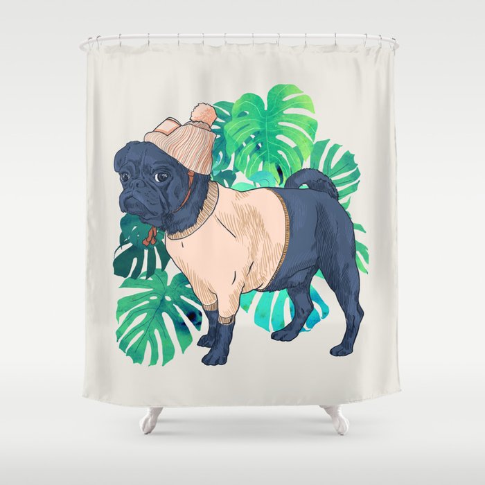 Got a Pug? Shower Curtain Gallery Image 1