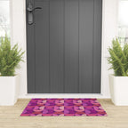 Mid Century Modern Shapes - Pink Magenta Welcome Mat Gallery Image 3