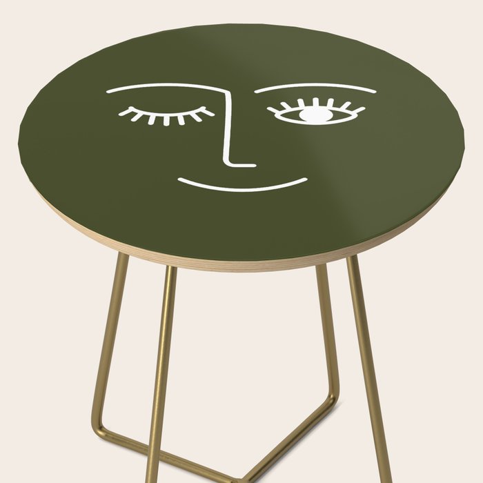 Wink (Olive Green) Side Table Gallery Image 2